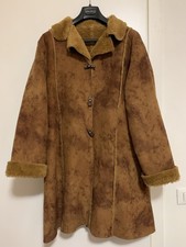 Cappotto Simil Montone Marrone