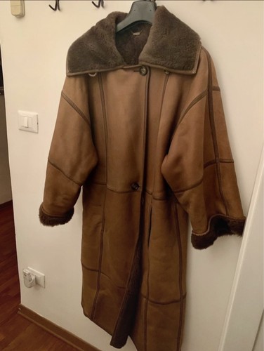 Cappotto montone vintage donna - montone,