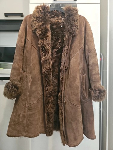 Shearling cappotto donna
