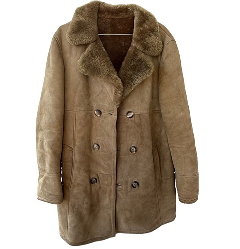 Cappotto uomo montone beige - cappotto,