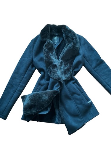 Pepe jeans cappotto donna blu - pepe,