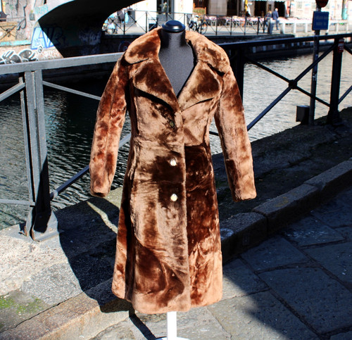 Cappotto pelliccia montone - pelliccia,