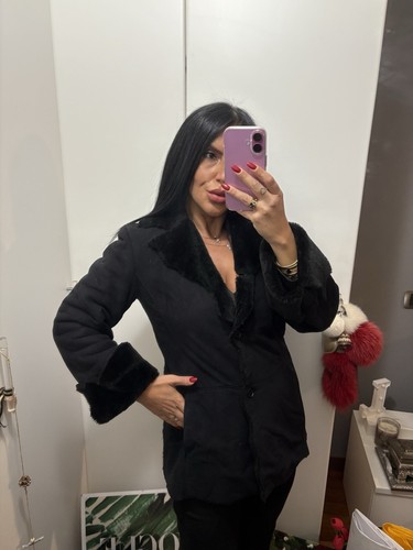 Montone donna ecopelliccia liu - ecopelliccia,
